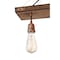 Westinghouse Chandelier 60W 7Lght Elway Barnwood Beam Washed Copper Accents 6351400 - alternate 2